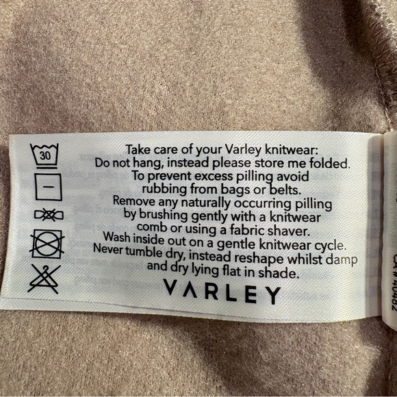 Varley Ardley Zip Through Boucle Sherpa Sweater Size Large - Picture 14 of 15
